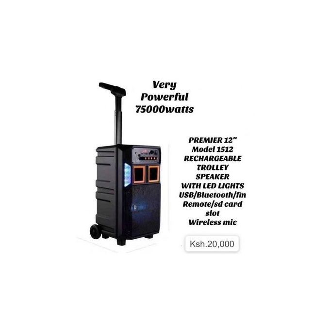 Premier 12 Inches Rechargeable Public Address Speaker