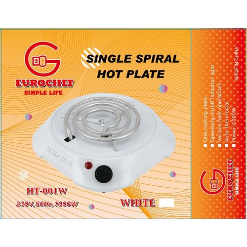 Eurochef Family Home Single Coiled Burner - Electric Hot Plate