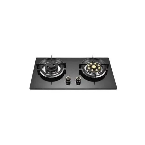 Bolesi hob 2 burners with sensor and wok burner inbuilt glass tampared gas hod - Image 2
