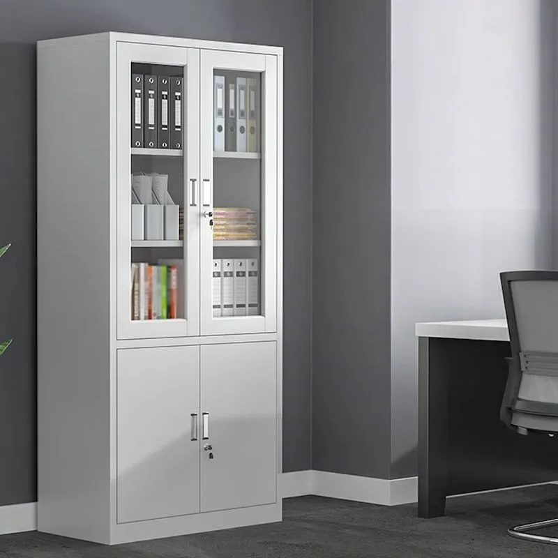 Half Glass Filing Cabinet