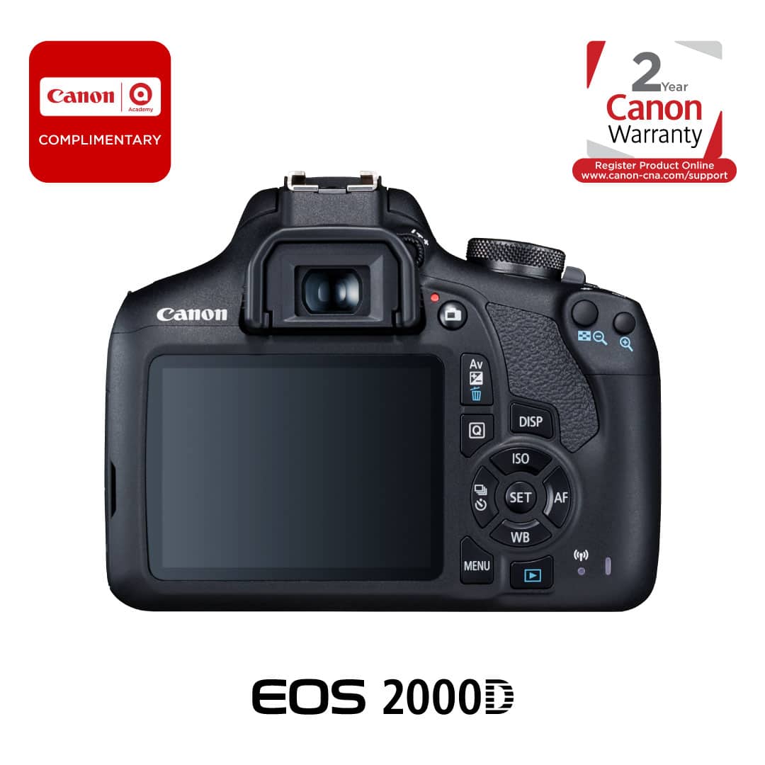 Canon EOS 2000D DSLR Camera with 18-55mm Lens - Image 3