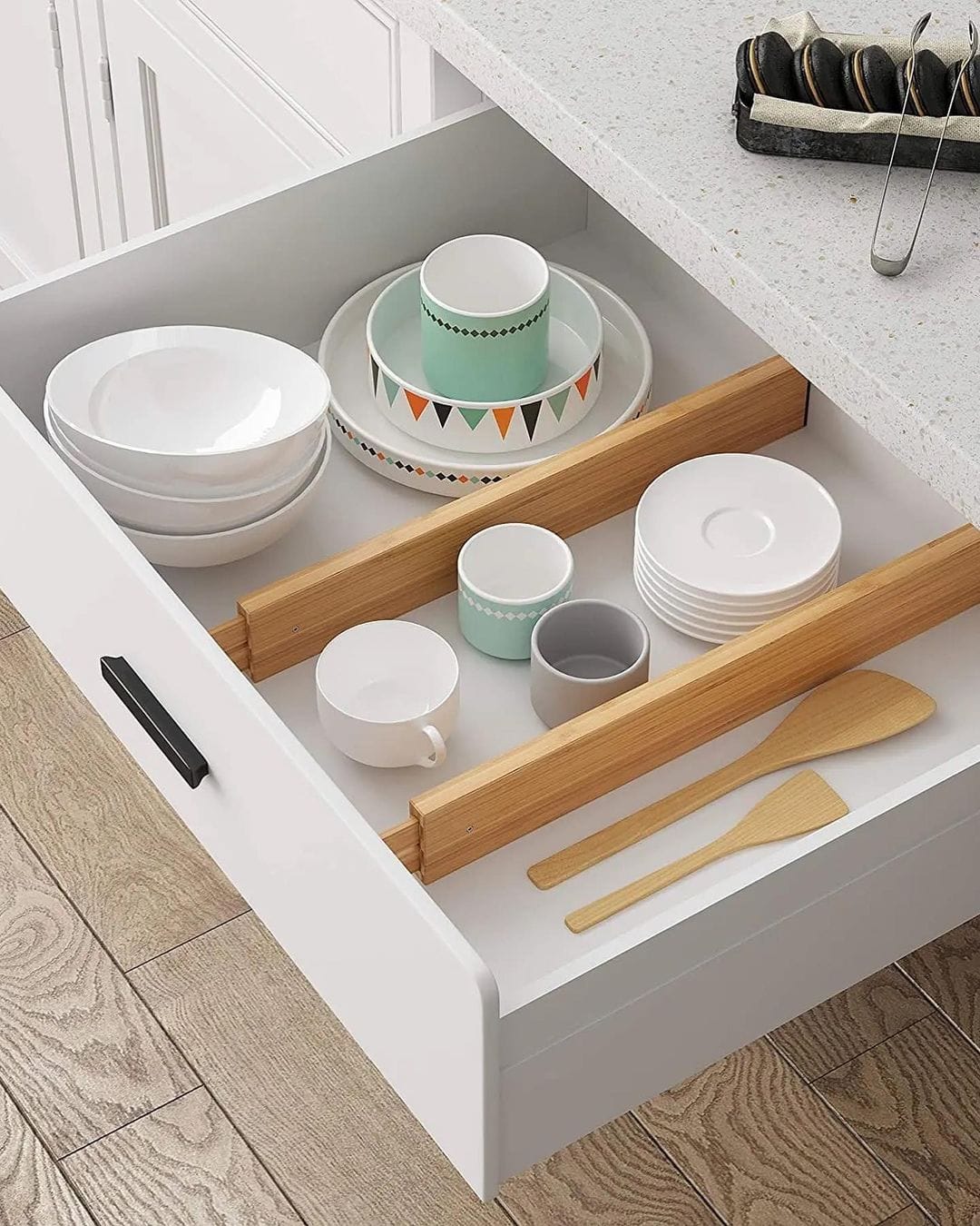 Multifunctional Bamboo drawer Dividers i - Image 5