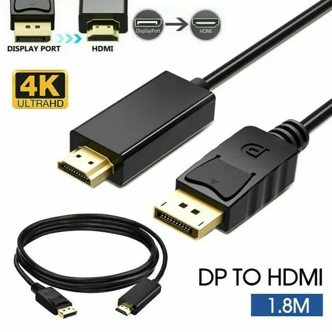 DisplayPort to HDMI Cable