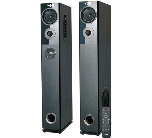Von 2.0CH Bluetooth HA24020BT | VEA2402ET Active Speakers 240W Tall boy Subwoofer