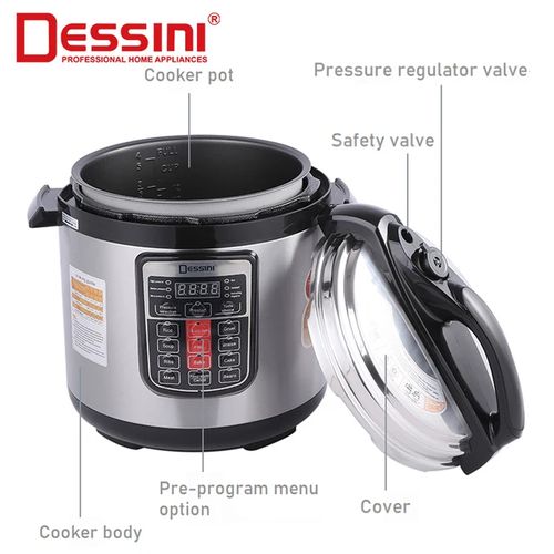 Dessini ELECTRIC PRESSURE COOKER - 1000w With Timer - Image 2