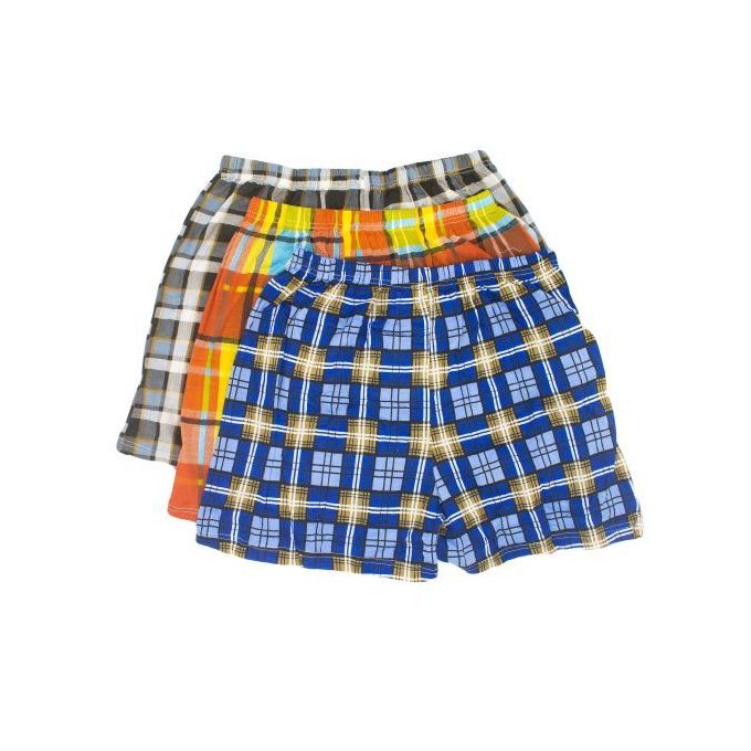 Fashion 6Pcs Soft Cotton Checked Men's Boxers – Multicolor - Image 5