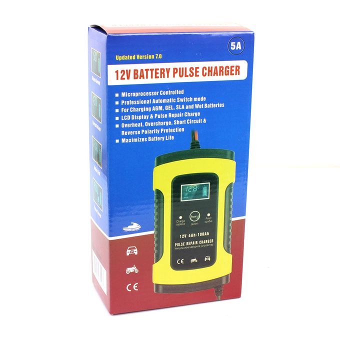 FOXSUR 12V LCD Pulse Repair Battery Charger - Image 5