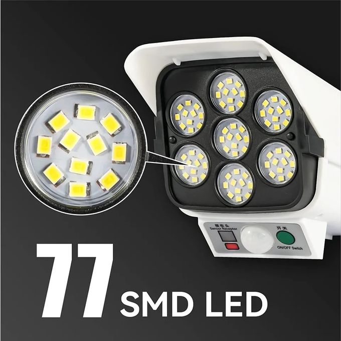 Solar Light High Simulation Camera Solar Flood Light With Motion Sensor And Remote Control - Image 4