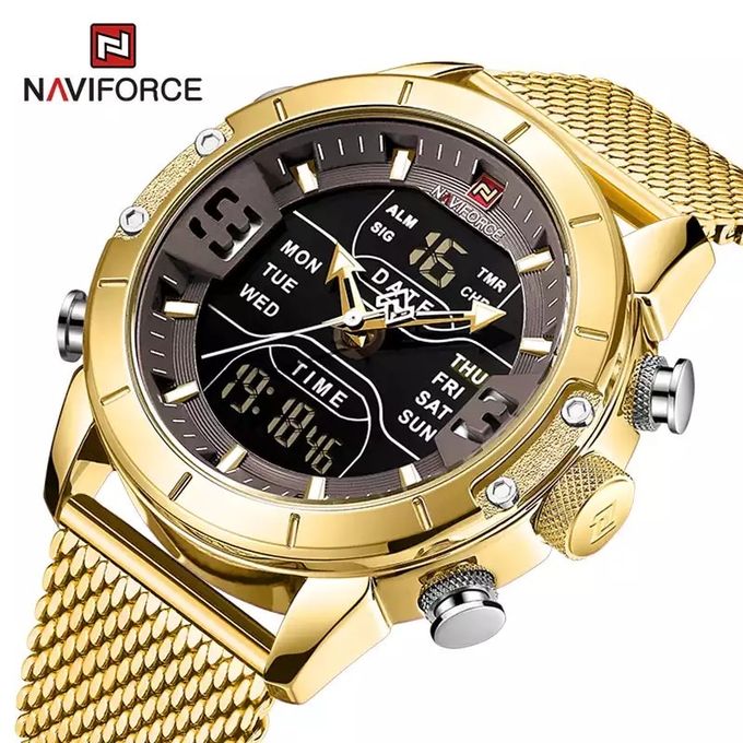 ❤️Naviforce Men Digital Analogue 30M Water Resist Wrist Watch