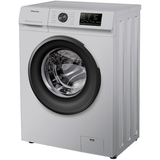Hisense WFVB-6010MS 6kg Front Load Washing Machine, Silver - Image 3