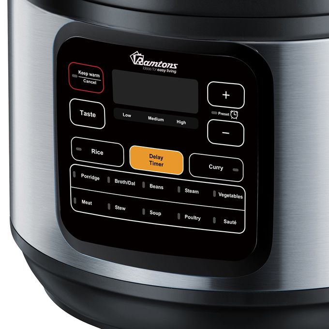 Ramtons RM|582-Electric Pressure Cooker- Black - Image 3