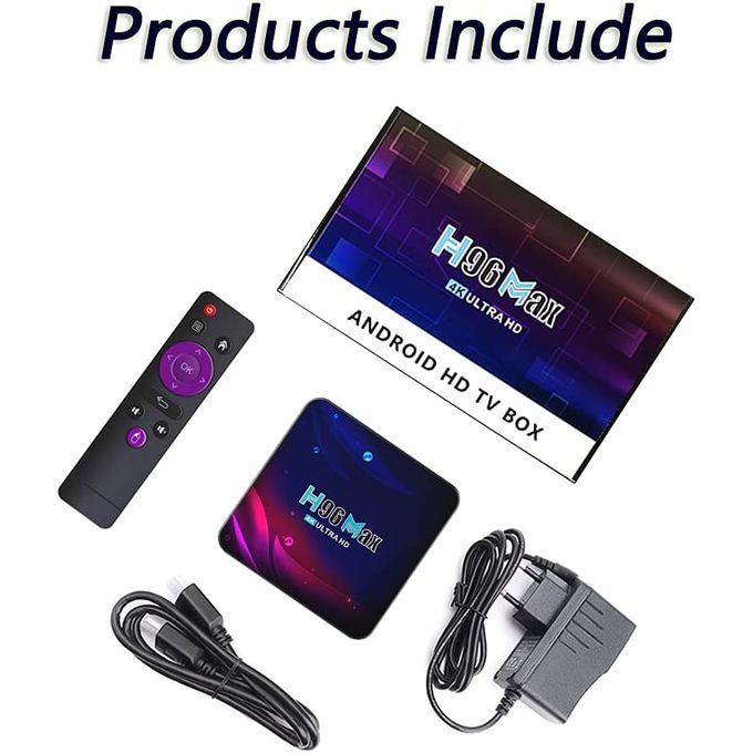 H96 4K Android 11.0 Smart TV Box 4GB RAM + 32GB ROM - Image 2
