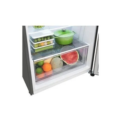 🔥LG No Frost Refrigerator 395 Litres Double Door Refrigerator Top Mounted Freezer Silver - Image 4