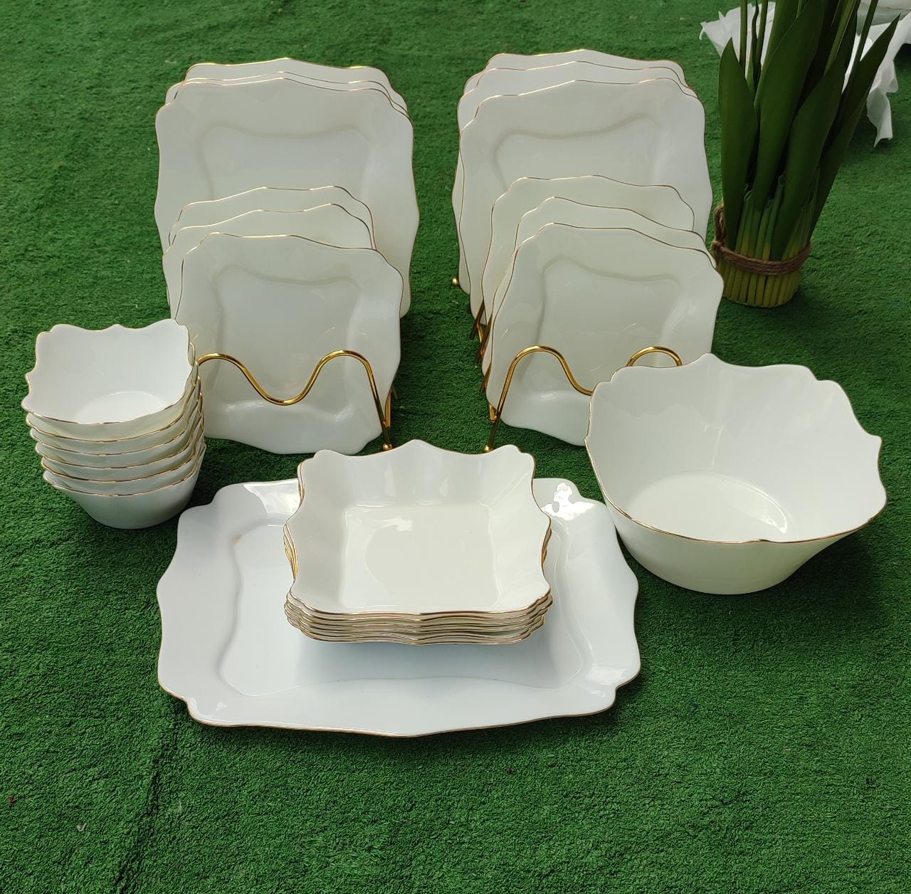 26pcs Dinner Set wavy