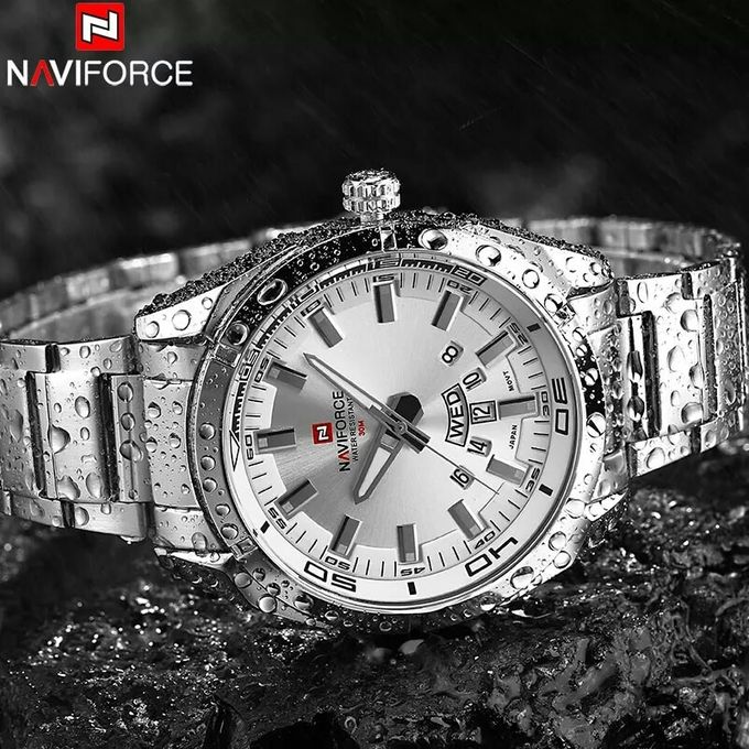 Naviforce Men's Fashion Calendar Wrist Watch - Image 4