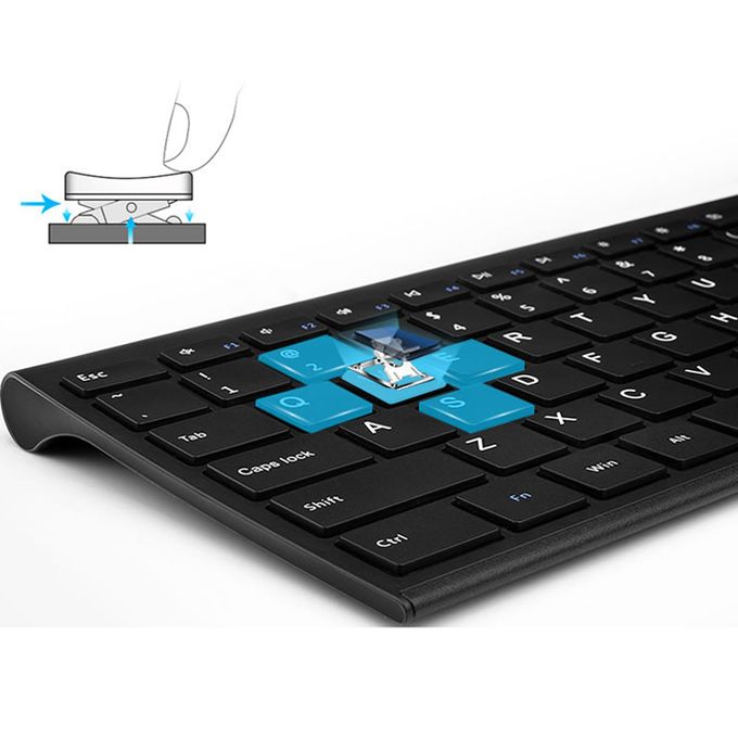 Qwen Mini Wireless Mouse & Keyboard Combo9 - Image 4
