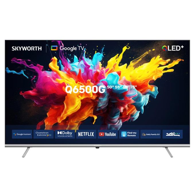 Skyworth 50Q6500G, 50" 4K QLED 2025 Smart Google TV, Black (1YR WRTY) - Image 3