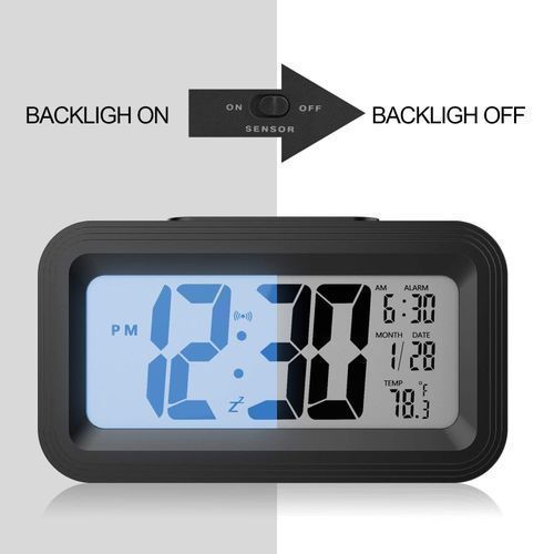 LED Digital Backlit Alarm Clock WithThermometre And Calender - Image 4