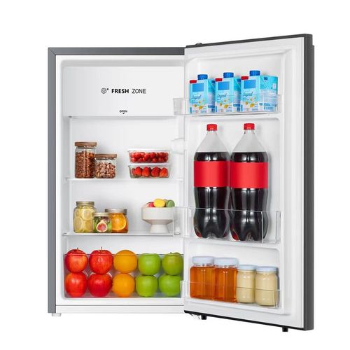 Hisense RS-12DR4SA Single Door Direct Cool Fridge - 94L - Silver - Image 3