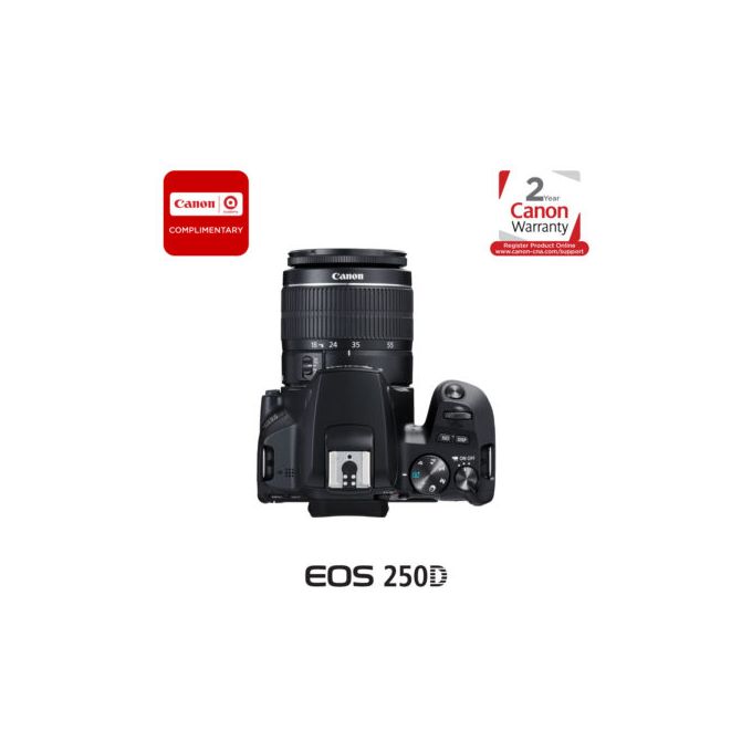 Canon EOS 250D DSLR Camera With 18-55mm F|4-5.6 IS STM Lens - Image 2