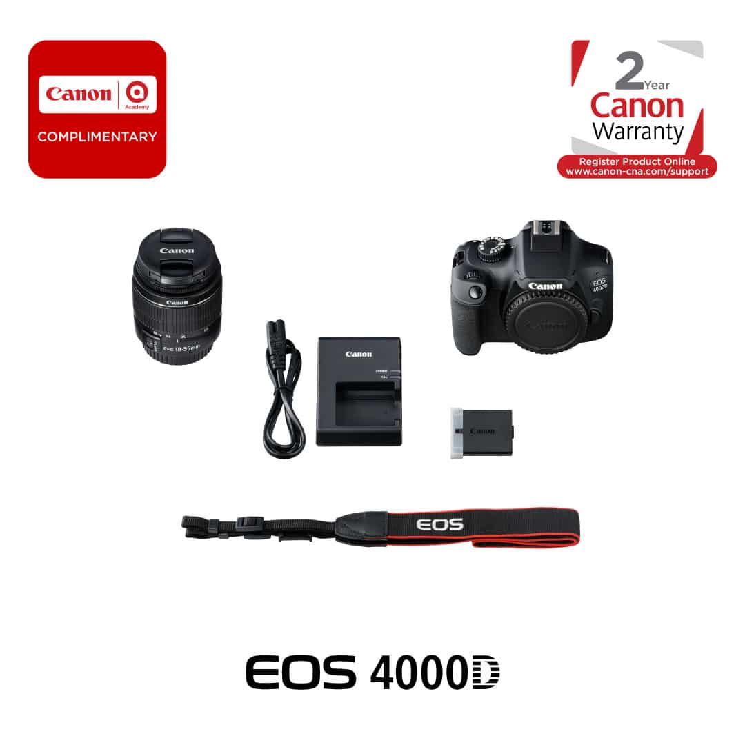 Refurb Canon EOS 4000D DSLR Camera and EF-S 18-55 mm - Image 3