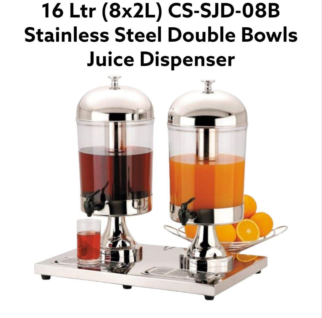 Stainless steel Double Juice Dispenser