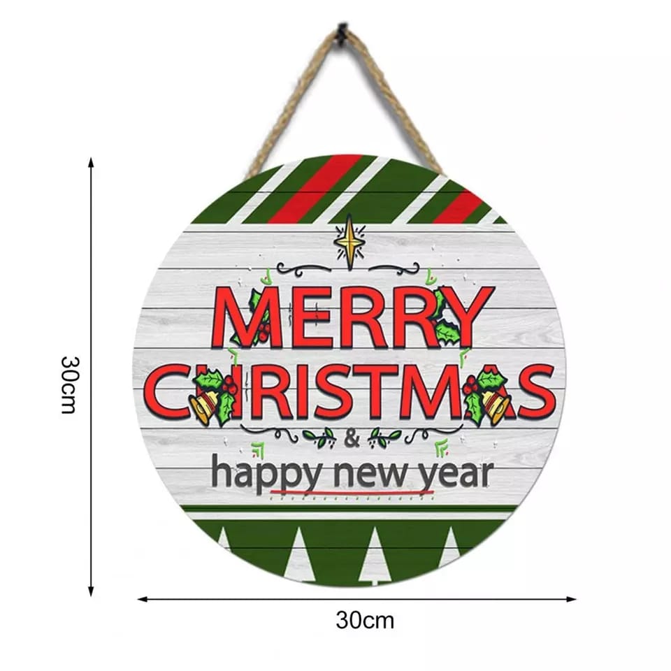 Merry Christmas mdf banners