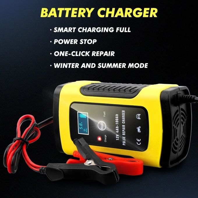 FOXSUR 12V LCD Pulse Repair Battery Charger - Image 3