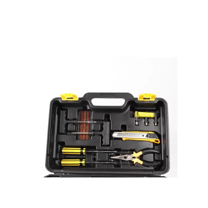 Portable DC 12V Metal Air Compressor Tyre Inflator Electric Pressure Gauge And Tools - Image 4