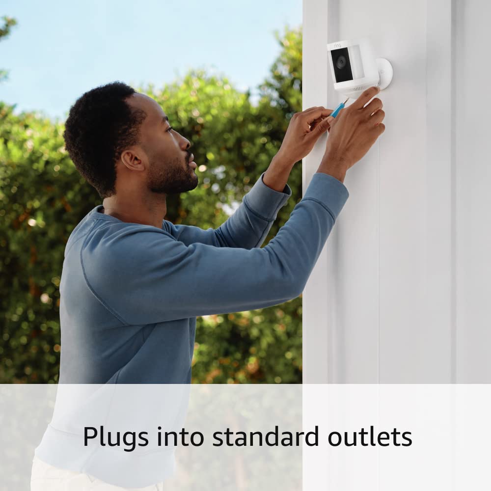 Ring Spotlight Cam Plus Battery - White - Image 5