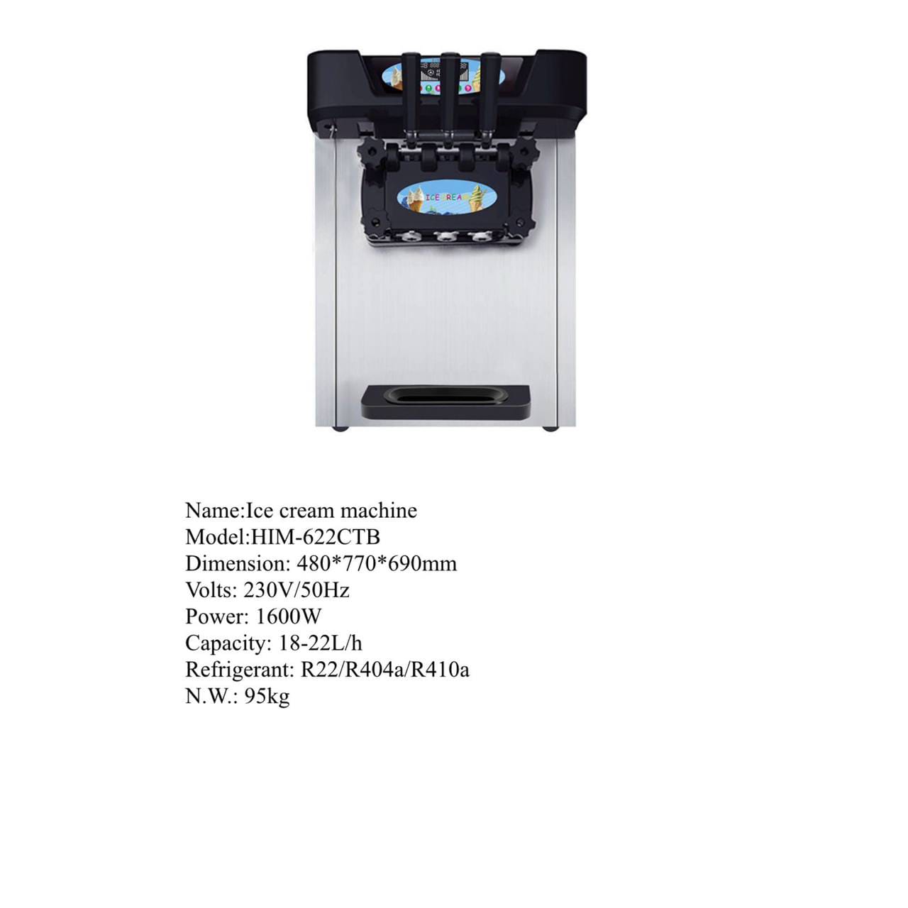 Ice cream maker 95kgs