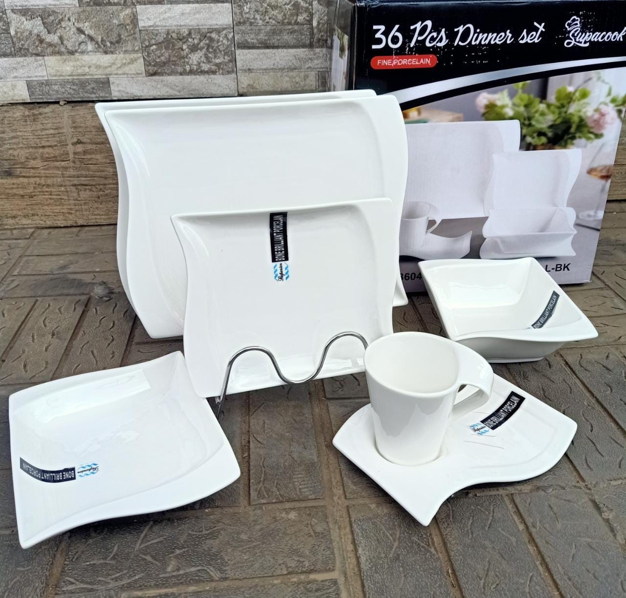 36 pcs dinner set heavy gauge
