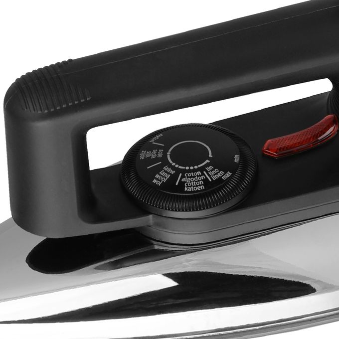 AILYONS HD-199A Electric Dry Iron Box Silver & Black - Image 2
