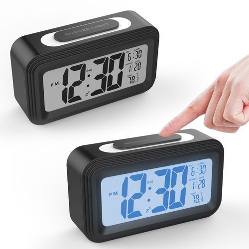 LED Digital Backlit Alarm Clock WithThermometre And Calender - Image 2