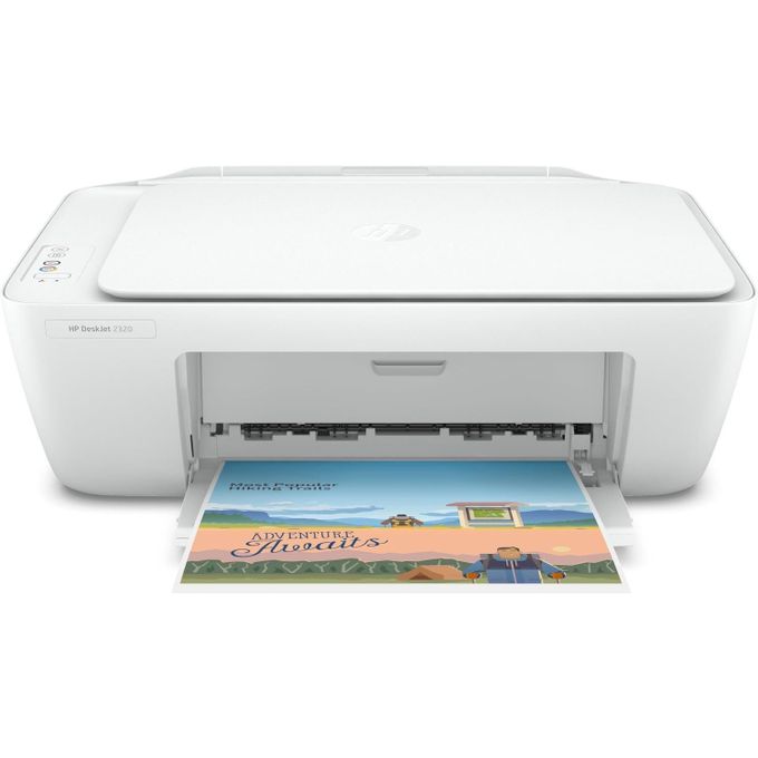 HP DeskJet 2320 All-in-One Printer, Print, Copy, Scan, USB Interface, White (1YR WRTY) - Image 3