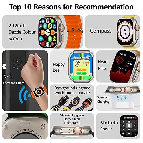 2023 S9 Ultra Smart Watch Ultra Series 8 HD Bluetooth Call, Sport Fitness, Wireless Charging - Image 5