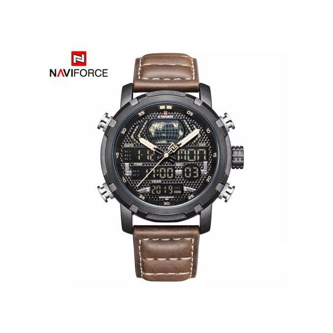 Naviforce Fashion NAVIFORCE LED Watches Men Top Brand Luxury Wristwatch Nf9160