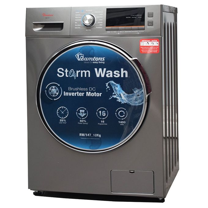 Ramtons RW|147-Front Load 10Kg Washing machine 1400 RPM