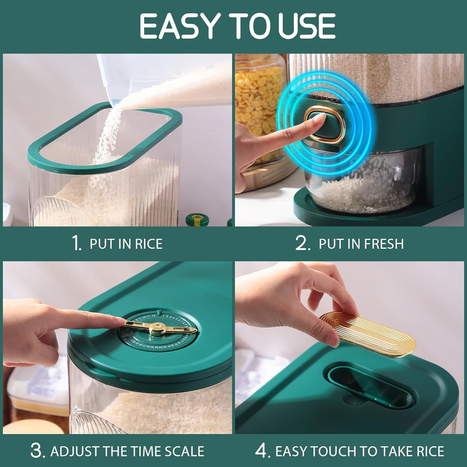 Cereals Dispenser with Measuring Cup - Image 4