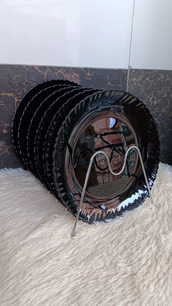 6pcs black print plates