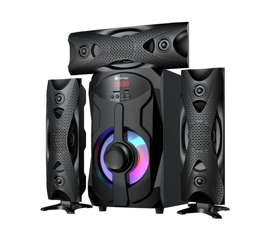 Amtec AM-309 3.1CH X-BASS Multimedia Home Theater System – 12000W PMPO