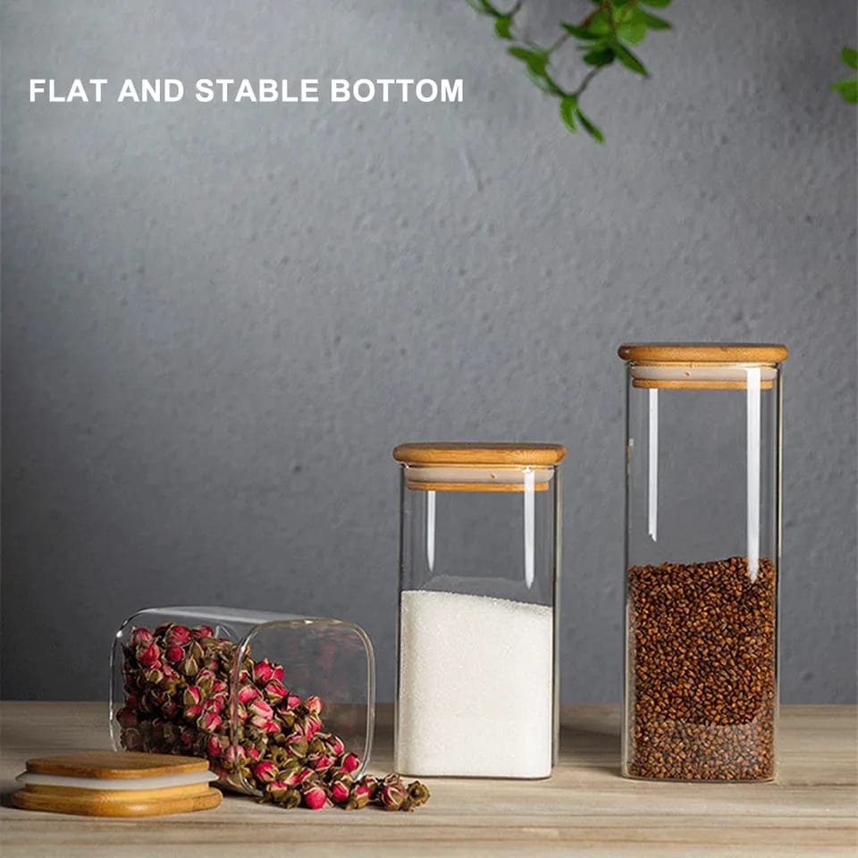 Candy  | Spice jar with Bamboo Cover - Image 3