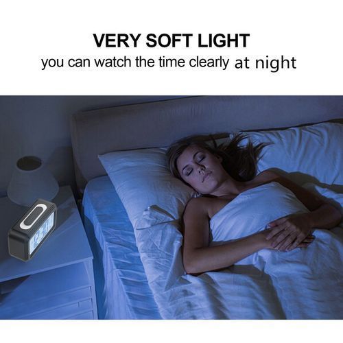 LED Digital Backlit Alarm Clock WithThermometre And Calender - Image 5