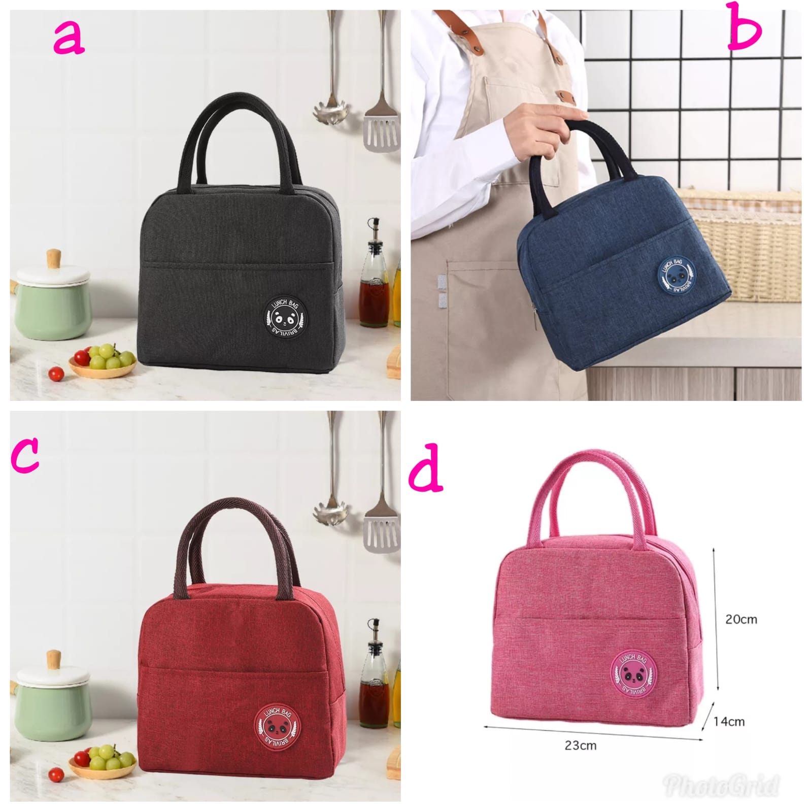 Lunch box bags.