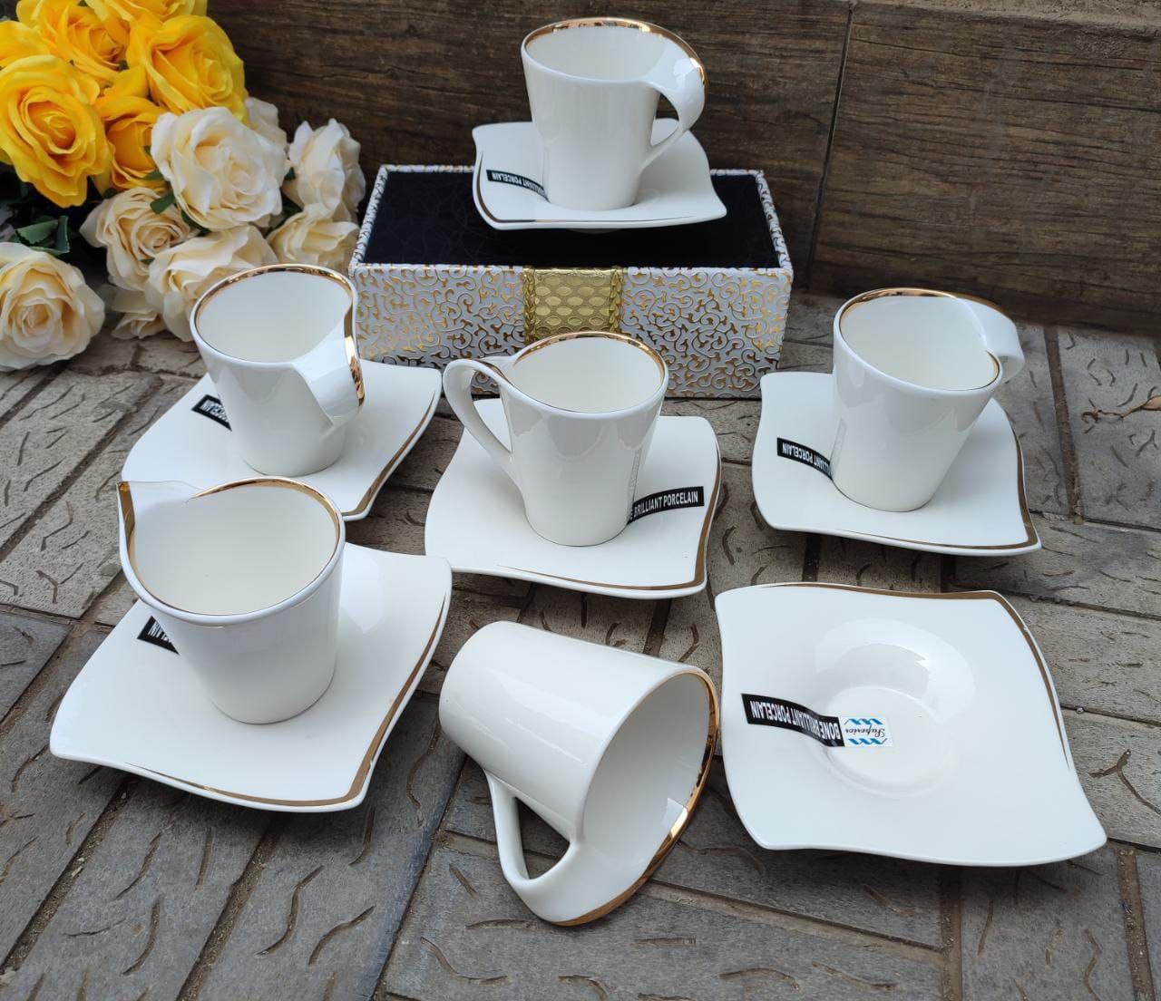 Classy cup saucer set