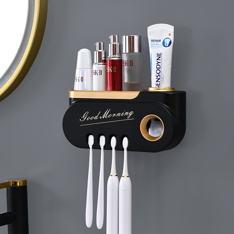 Classy Unique Good morning  toothpaste and toothbrush holder - Image 2