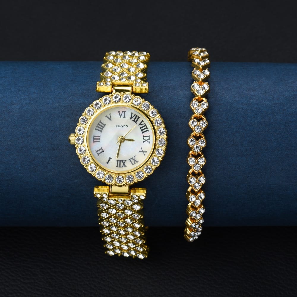 2 in 1 ladies watch Gift set