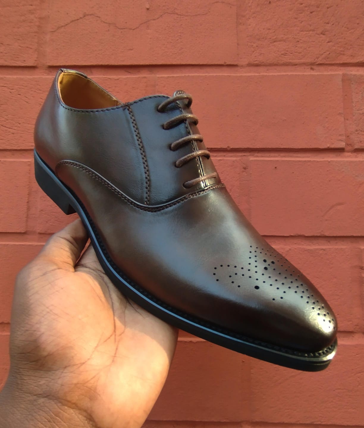 official pure leather shoes black - Image 5