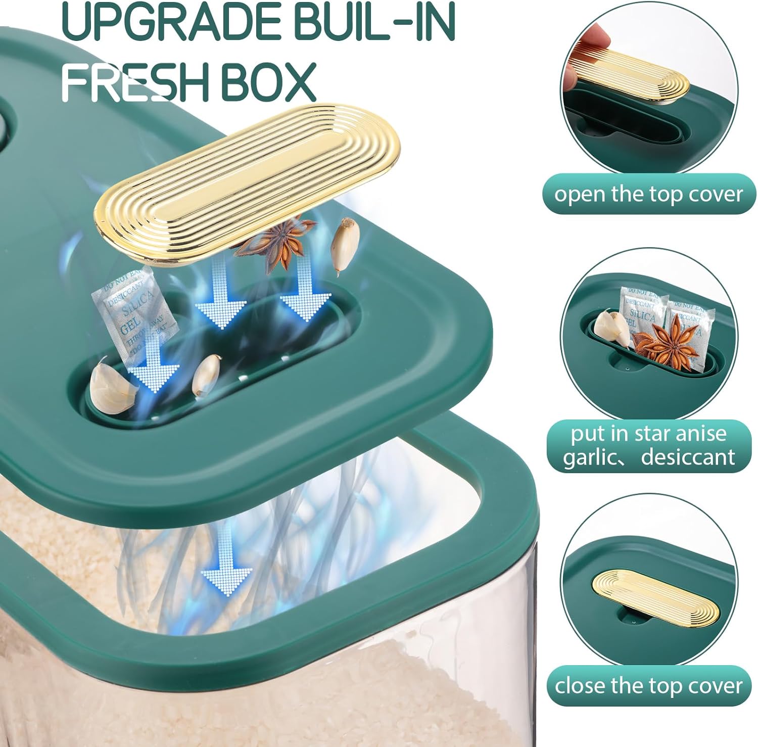 Cereals Dispenser with Measuring Cup - Image 3
