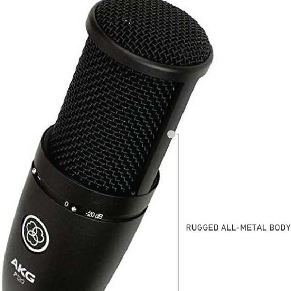 AKG P120 Cardioid Condenser Microphone | Professional Studio Recording Mic - Image 4